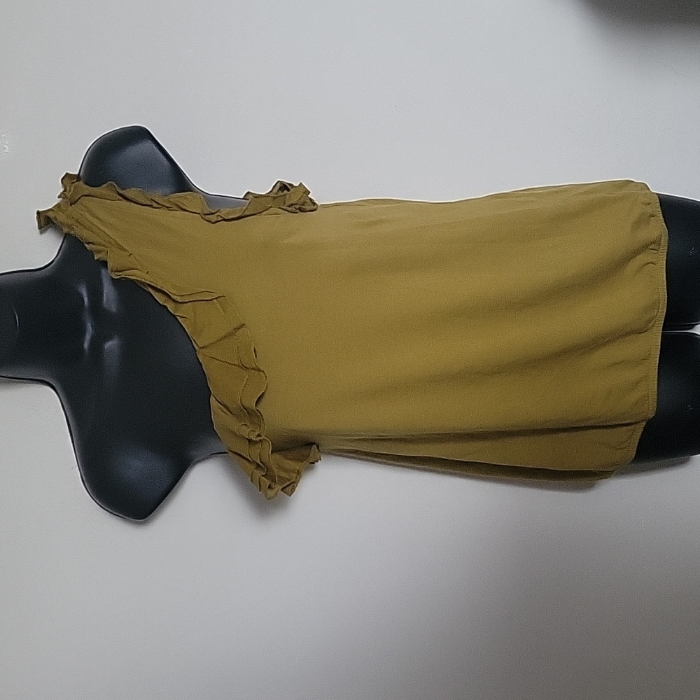 J. Crew One Shoulder Ruffle Top